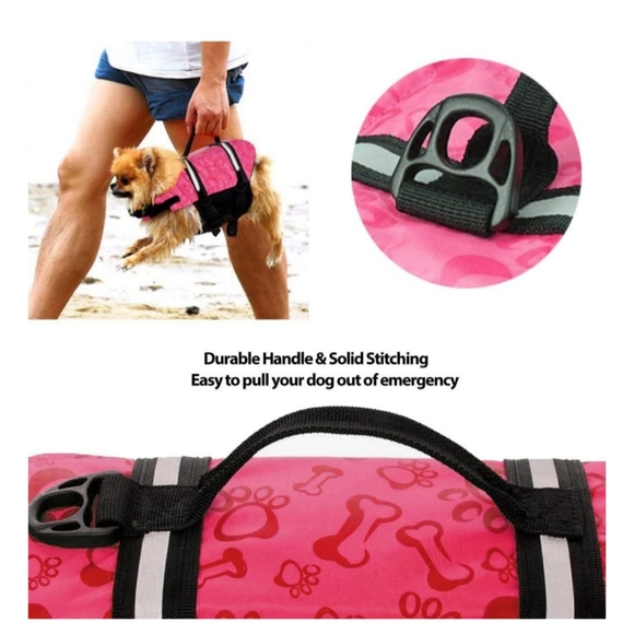 🎉HP🎉NEW Ripstop Dog Life Jacket - Picture 3 of 14